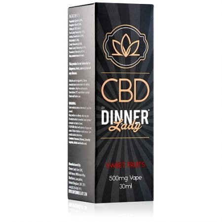 Dinner Lady CBD Sweet Fruits Vape Liquid 30mL