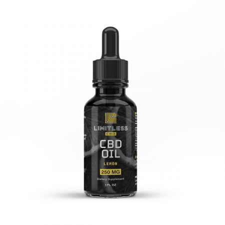 Limitless Lemon CBD oil 250mg