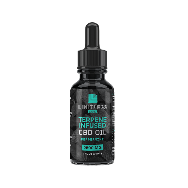 Limitless terpene infused CBD Peppermint oil 2500mg