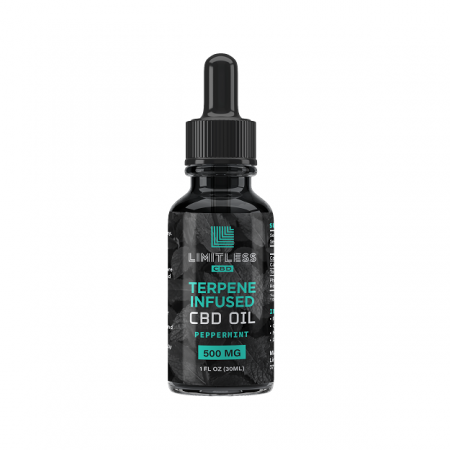 Limitless terpene infused CBD Peppermint oil 500mg