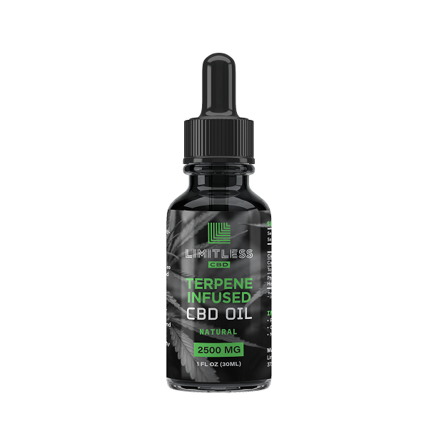 Limitless terpene infused CBD Natural oil 2500mg