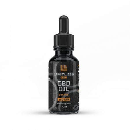 Limitless Orange CBD oil 250mg