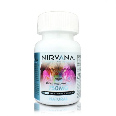 Nirvana CBD Capsules Natural