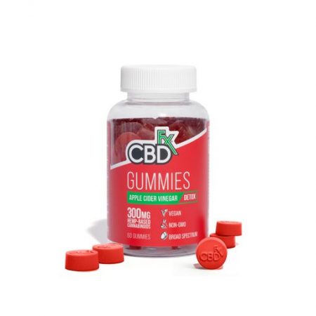 CBDfx Broad Spectrum CBD Gummies with Apple Cider Vinegar 300mg