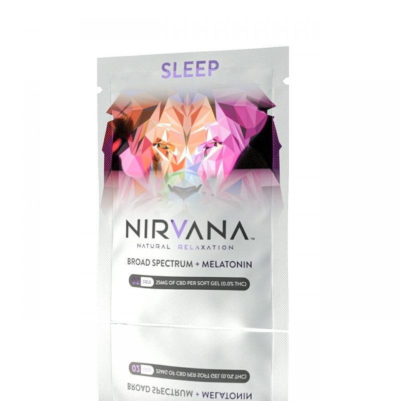 Nirvana Sleep CBD Gel Capsules 750mg