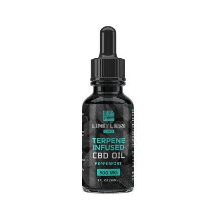 Limitless Terpene Infused peppermint CBD Oil 500mg