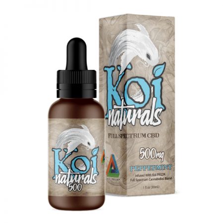 Koi Naturals Peppermint Full Spectrum Hemp Extract CBD Oil Tincture 500mg