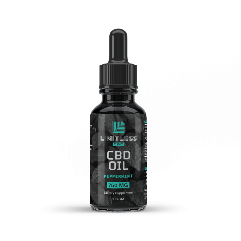 Limitless Peppermint CBD Oil 750mg