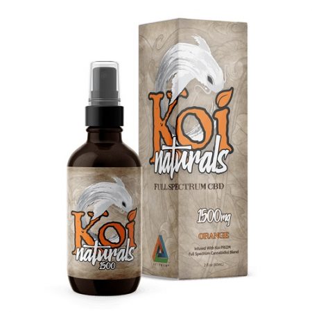 Koi Naturals Orange Full Spectrum Hemp Extract CBD Oil Tincture 1500mg