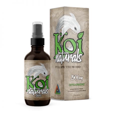 Koi Naturals Spearmint Full Spectrum Hemp Extract CBD Oil Tincture 1500mg