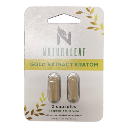 Naturaleaf Gold Extract kratom 2 Capsules
