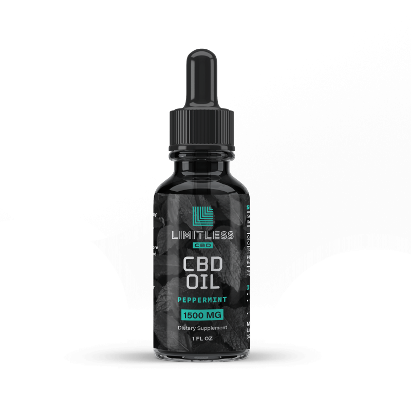 Limitless Peppermint CBD Oil 1500mg