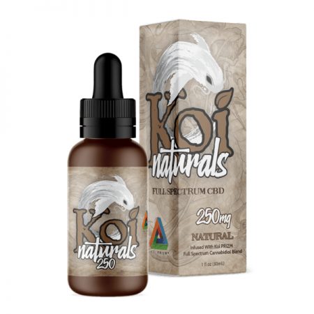 Koi Naturals Natural Full Spectrum Hemp Extract CBD Oil Tincture 250mg