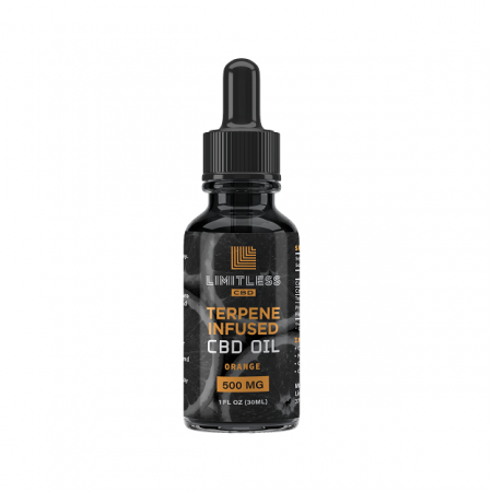 Limitless Terpene Infused Orange CBD Oil 500mg