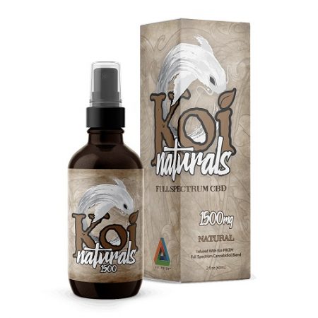 Koi Naturals Natural Full Spectrum Hemp Extract CBD Oil Tincture 1500mg