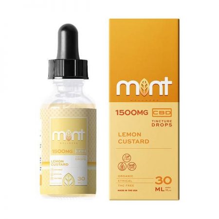 Mint wellness CBD Lemon custard Tincture 30ml