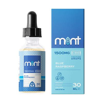 Mint wellness CBD blue Rasberry Tincture 30ml