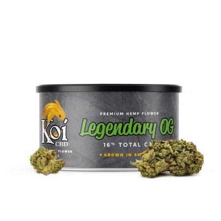 Koi CBD Hemp Flower Legendary OG Tin