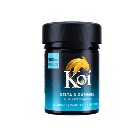 Koi Delta 8 Blue Razz Gummies