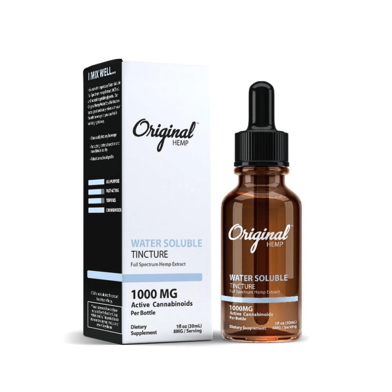 Original Hemp Water Soluble Full Spectrum CBD Tincture 30mL