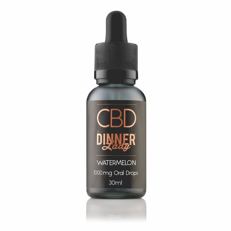 Dinner Lady CBD Hemp Watermelon Oral Drops Tincture 30mL