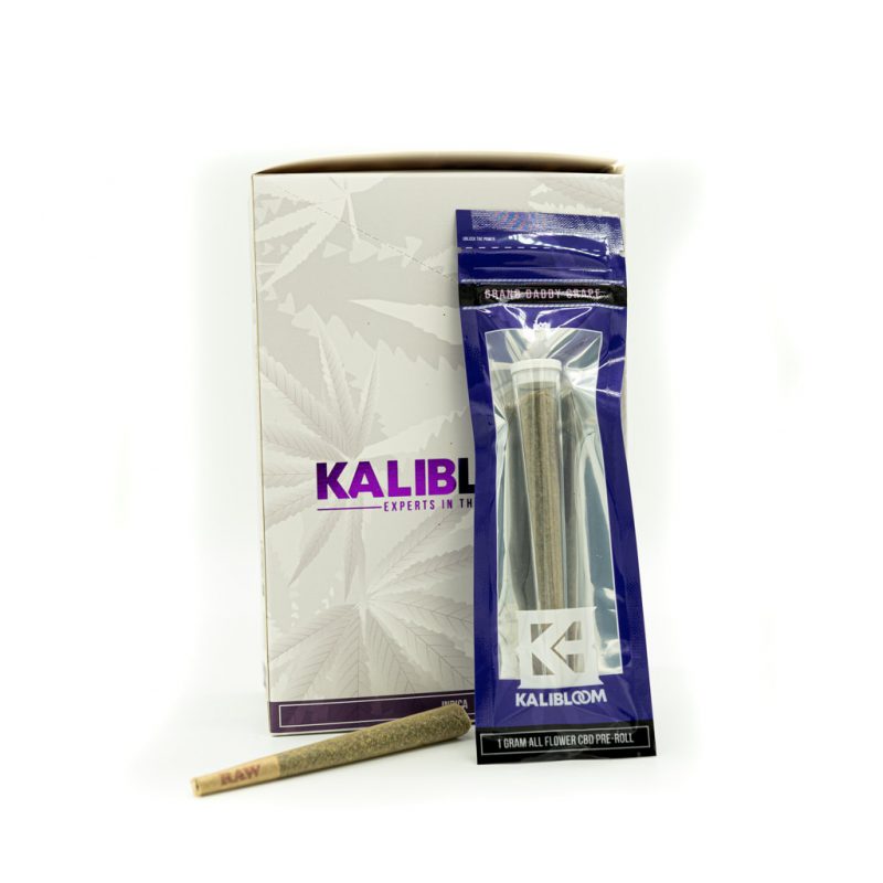 Kalibloom 1 Gram CBD Pre-Roll Grand Daddy Grape