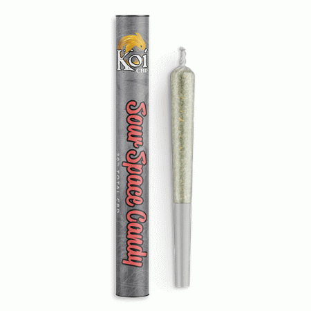 Koi CBD Hemp Flower Sour Space Candy Pre-Roll